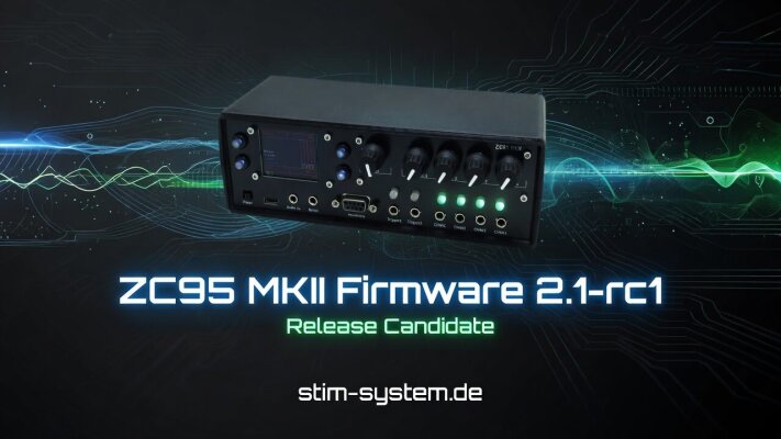 ZC95 MKII Firmware 2.1-rc1 – Bootloader + Neue Features - ZC95 Firmware 2.1-rc1 | Bootloader für Serielle Updates + Neue Ramp &amp; Audio Features
