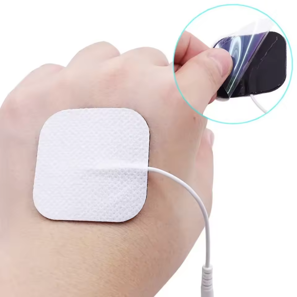 Wiederverwendbare Elektroden Pads 2 Stk – Für TENS, EMS & Nervenmuskel-Stimulator