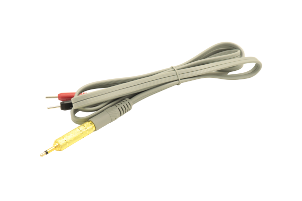 1 Stück Premium Elektroden Kabel 6,35mm mit Adapter auf 3,5mm für ET312B MK312 ZC95 ESTIM 2B E-Stim Elektro Stimulation