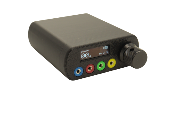 FOC-STIM v4.3 Schwarz ESTIM Gerät für 3 Phasen und 4 Phasen Elektrostimulation