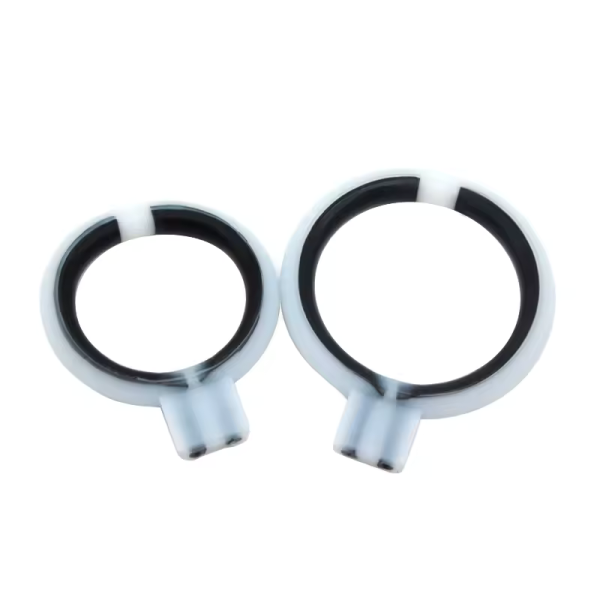 2 Silikon Ring-Elektroden bipolar Reizstrom E-STIM ESTIM ZC95 TENS EMS EROSTEK