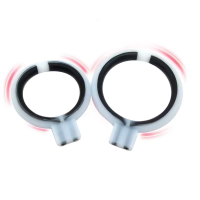 2 Silikon Ring-Elektroden bipolar Reizstrom E-STIM ESTIM ZC95 TENS EMS EROSTEK